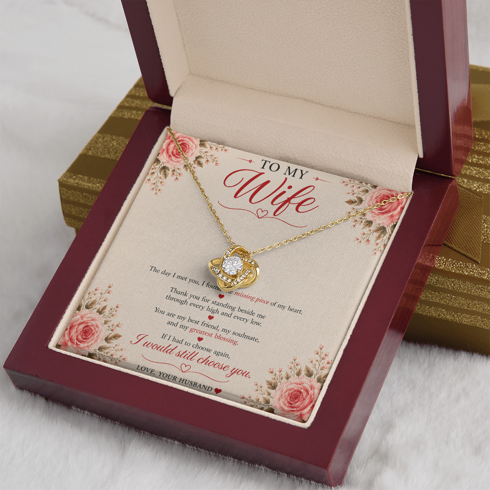 β€οΈ To My Wife β Unbreakable Bond Necklace