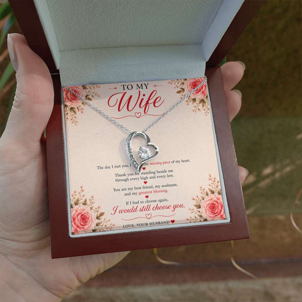 ❤️ To My Wife – Forever Cherished Necklace