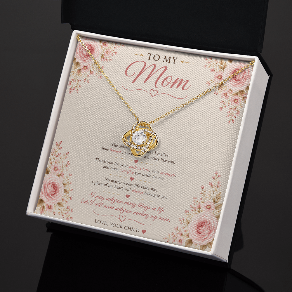 🌸 To My Mom – Unbreakable Bond Necklace