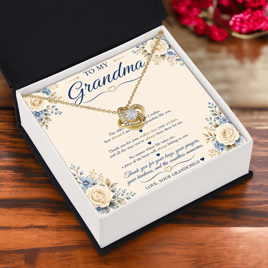 💙 To My Grandma – Unbreakable Bond Necklace