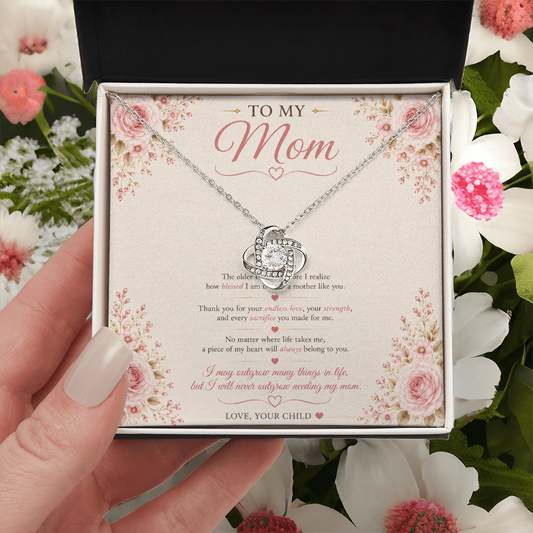 🌸 To My Mom – Unbreakable Bond Necklace