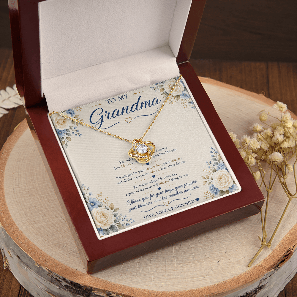 💙 To My Grandma – Unbreakable Bond Necklace