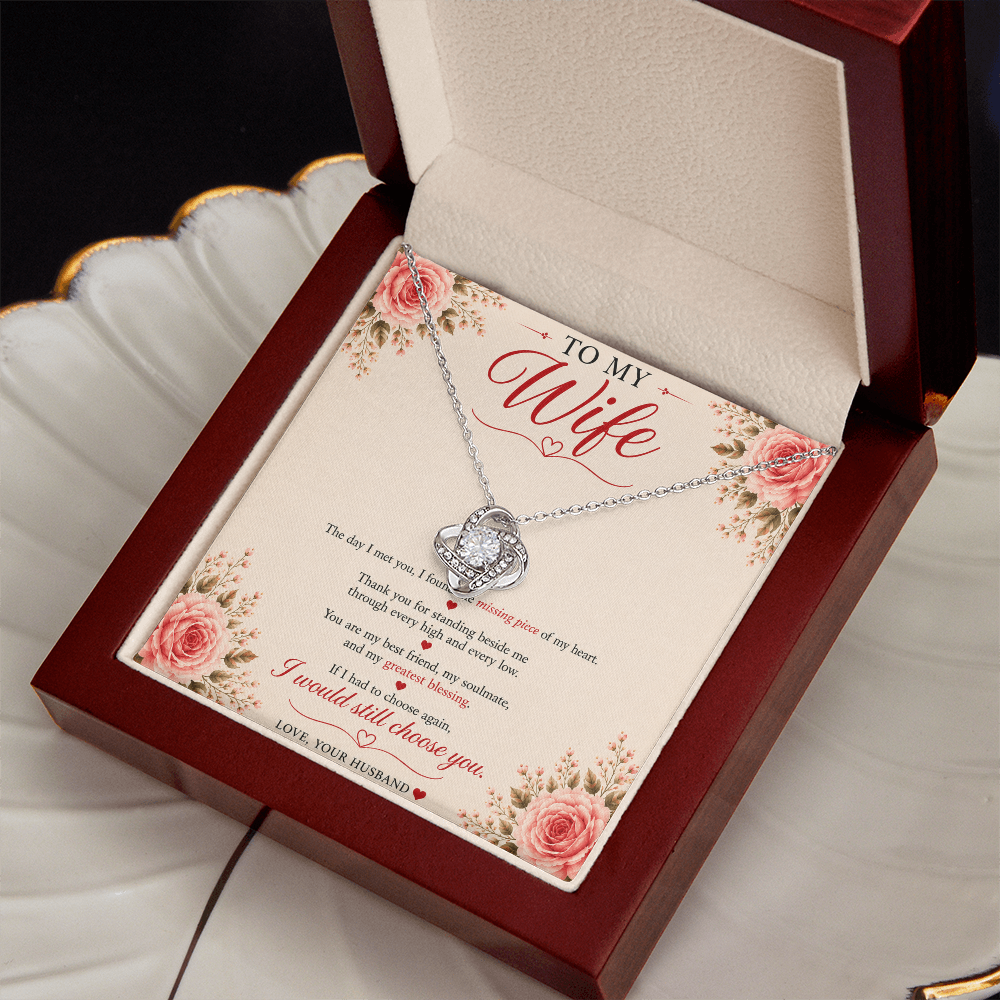 ❤️ To My Wife – Unbreakable Bond Necklace