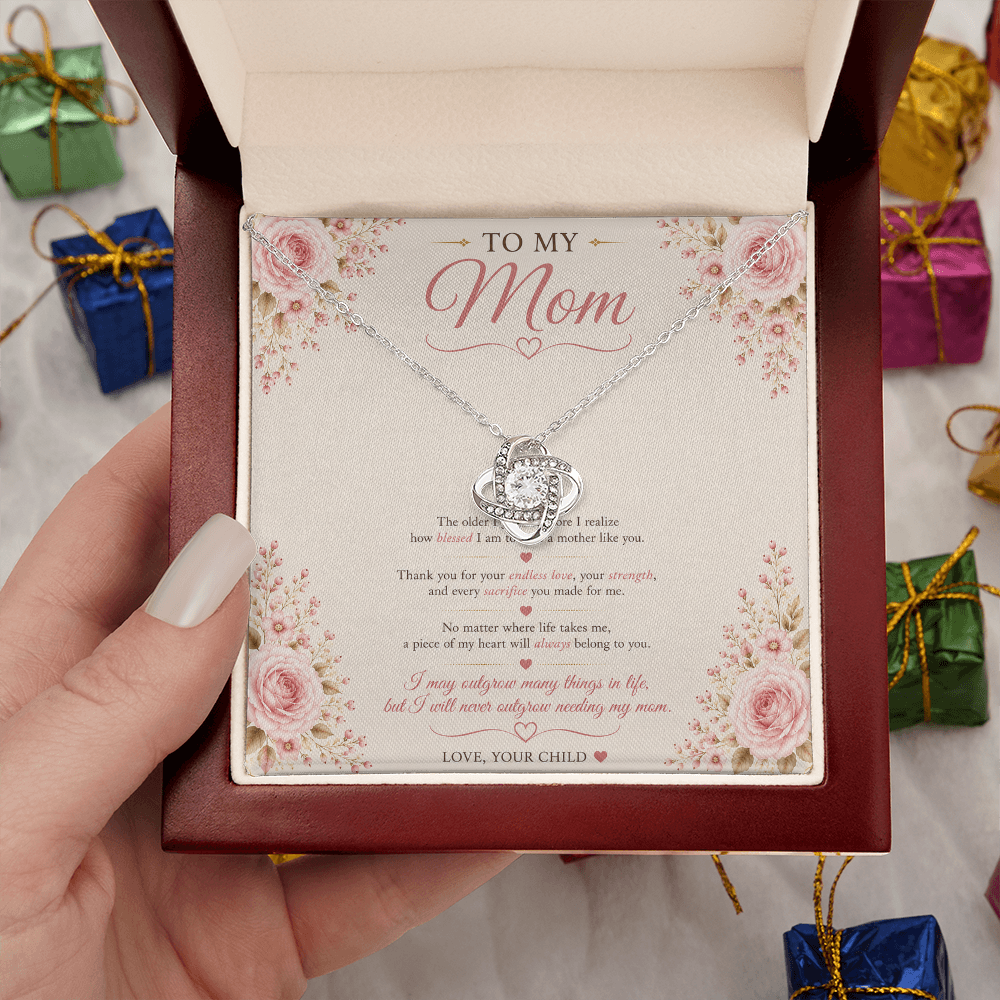 🌸 To My Mom – Unbreakable Bond Necklace