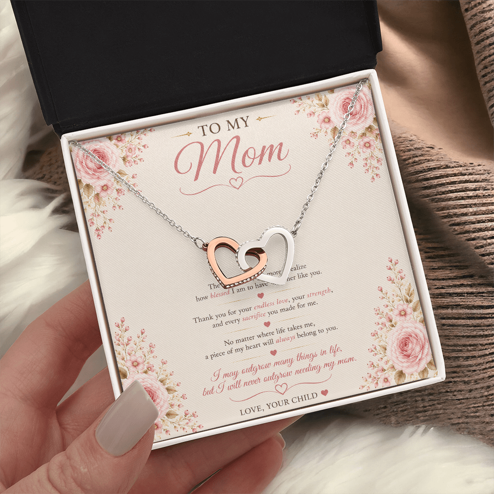 ❤️ To My Mom – Forever Connected Necklace