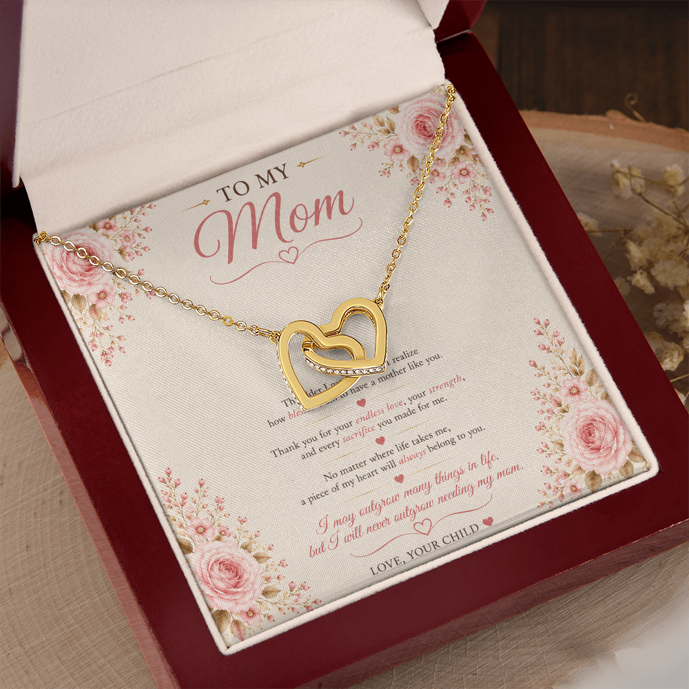 ❤️ To My Mom – Forever Connected Necklace