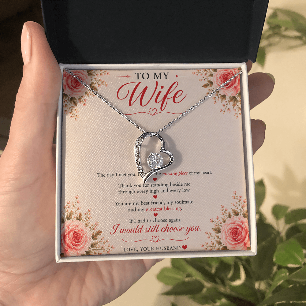 ❤️ To My Wife – Forever Cherished Necklace